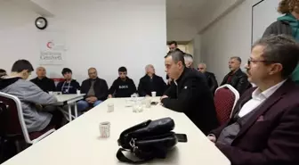 AK Parti Karamürsel Belediye Başkan Adayı Mesut Çetinkaya İlim Yayma Cemiyeti'ni Ziyaret Etti