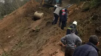 Trabzon'da içme suyu isale hattı çalışması sırasında göçük: 1 işçi hayatını kaybetti