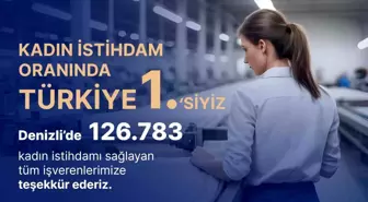 Denizli'de Kadın İstihdamı Türkiye'de En Yoğun