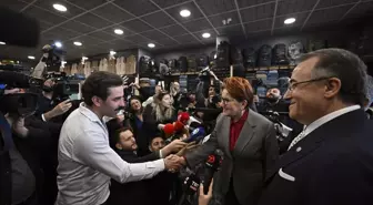 Meral Akşener Gölbaşı'nda esnaf ziyaretleri gerçekleştirdi