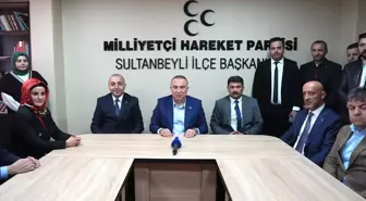 MHP Genel Başkan Yardımcısı İzzet Ulvi Yönter Sultanbeyli ve Ümraniye ilçe başkanlıklarını ziyaret etti