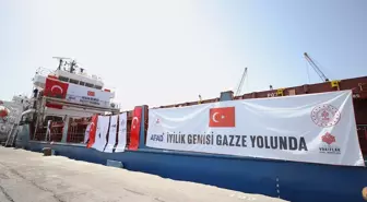 AFAD ve Vakıflar Genel Müdürlüğü işbirliğiyle Gazze'ye insani yardım gemisi gönderildi