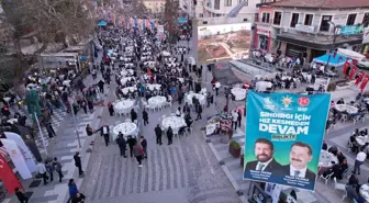 Balıkesir'in Sındırgı ilçesinde toplu iftar düzenlendi