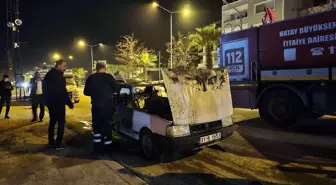 Hatay'da akaryakıt istasyonunda çıkan yangında 2 kişi yaralandı