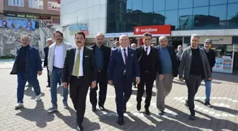 İYİ Parti Grup Başkanvekili Erhan Usta, Havza'da destek istedi