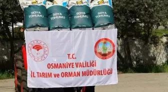 Osmaniye'de 340 Çiftçiye 34 Ton Soya Tohumu Dağıtıldı