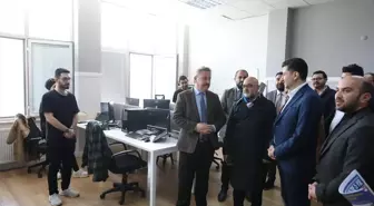 Melikgazi Belediye Başkanı Mustafa Palancıoğlu, Erciyes Teknopark'ta iş yerlerini ziyaret etti