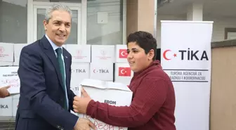 TİKA, Sırbistan'da Ramazan Programı kapsamında 1600 koli gıda dağıttı