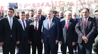 BBP Genel Başkanı Mustafa Destici, Şarkışla Belediye Başkan adayı Kasım Gültekin'e destek istedi