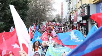 Eskişehir'de Cumhur İttifakı Kortej Yürüyüşü Gerçekleştirildi