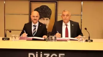 Düzce Üniversitesi, kamu kurumlarıyla lisansüstü eğitim iş birliği protokolleri imzaladı