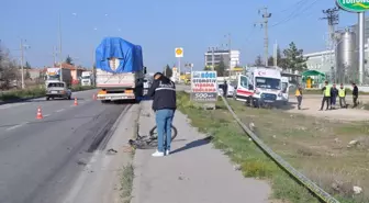 Konya'da Tırın Çarptığı Bisiklet Sürücüsü Hayatını Kaybetti