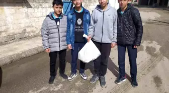 Çorum Alaca'da İmam Hatip Ortaokulu Öğrencileri Ramazan Kolileri Hazırladı