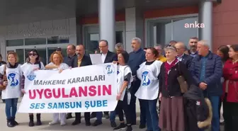 SES Samsun Şubesi, Barış Bildirgesi imzacısı olan akademisyenin göreve iade edilmemesine tepki gösterdi