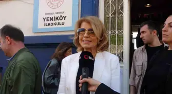 Tansu Çiller, oy kullanarak seçimlere katıldı