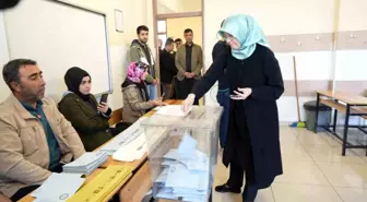 Gaziantep Valisi Kemal Çeber, mahalli idareler seçimleri için oyunu kullandı