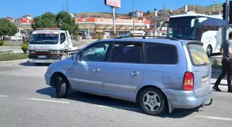 Samsun'da trafik kazası: Yabancı uyruklu bir kişi yaralandı