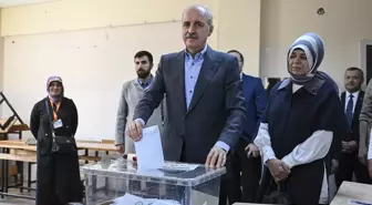 TBMM Başkanı Numan Kurtulmuş, oyunu Fatih'te kullandı