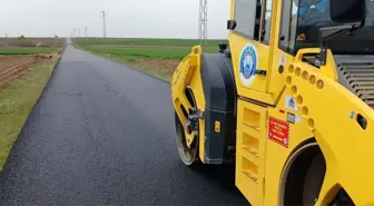 Edirne İl Özel İdaresi Köy Yollarını Asfaltlıyor