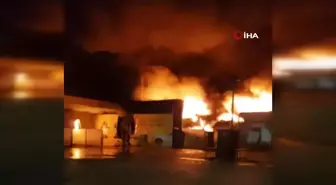 Gebze'de büyük iş yeri yangını