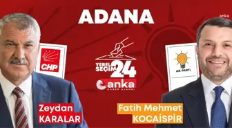 Adana'da yerel seçimlerde CHP adayı Zeydan Karalar önde