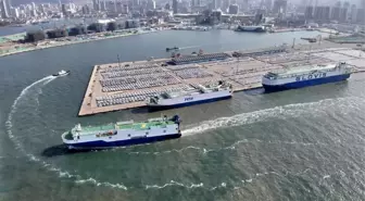 Çin'deki Yantai Limanı, Ticari Araçlar İçin Lojistik Merkezine Dönüşüyor