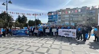 Burdur'da Otizm Farkındalık Günü'nde Otizmli Bireylerle Yürüyüş Düzenlendi