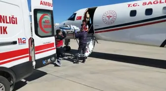 Mardin'deki Bebek Ambulans Uçakla Ankara'ya Nakledildi