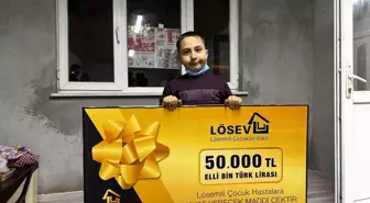 Lösemi tedavisi gören çocuğa 50 bin TL yardım