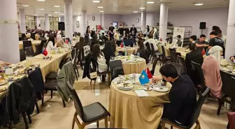 Karabük Üniversitesi Rektörü, Kazakistanlı öğrencilerle iftar yemeğinde buluştu