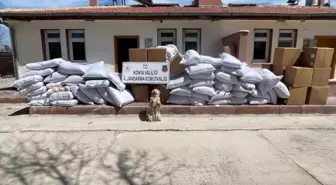 Konya'da 14 Ton Bandrolsüz Tütün Ele Geçirildi