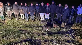 Edirne'de 17 düzensiz göçmen yakalandı