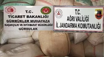 Ağrı'da 7 Ton Kaçak Tütün Ele Geçirildi