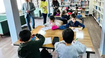 Çıldır Anaokulu Öğrencileri Kütüphane Haftası'nda Kütüphanede Zaman Geçirdi