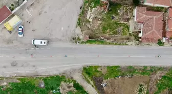 Edirne'de jandarma ekipleri dron destekli trafik denetimi gerçekleştirdi