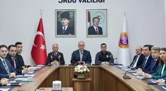 Ordu Valisi Muammer Erol Başkanlığında İl Güvenlik Asayiş ve Koordinasyon Toplantısı Gerçekleştirildi