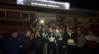 Trabzonspor Taraftarları TFF'yi Protesto Etti