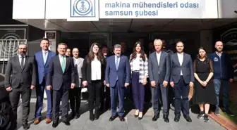 Samsun Valisi Orhan Tavlı, MMO Samsun Şubesi'ni ziyaret etti