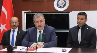 BBP Genel Başkanı Mustafa Destici, Şarkışla Belediye Başkanı Kasım Gültekin'i ziyaret etti