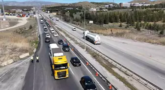 Kırıkkale'de Bayram Öncesi Trafik Yoğunluğu