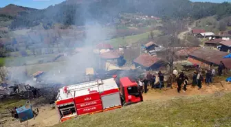 Kastamonu Daday'da Yangın: Ev, Ahır ve Atölye Kullanılamaz Hale Geldi