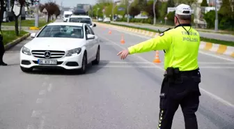 Edirne'de Ramazan Bayramı öncesi dron destekli trafik tedbirleri uygulandı