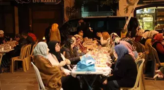 Bodrum Belediye Başkanı Tamer Mandalinci, Türkkuyusu sahur yemeğinde mahalle sakinleriyle buluştu