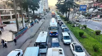 Karadeniz Sahil Yolu'nda Bayram Yoğunluğu