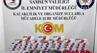 Samsun'da Sahte Makaron ve Kaçak Sigara Operasyonu