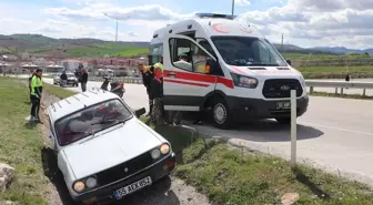 Samsun'da Otomobil Yağmur Suyu Kanalına Düştü, 1 Kişi Yaralandı