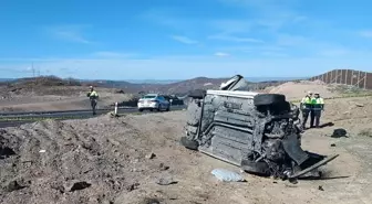 Yozgat'ta Otomobil Şarampole Devrildi: 1 Ölü, 2 Yaralı