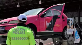 Eskişehir'de Emniyet Kemeri ve Alkol Kontrolü Eğitimi Verildi