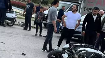 Edremit'te kamyon ile motosiklet çarpıştı, motosiklet sürücüsü hayatını kaybetti