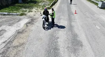 Kırklareli'nde Ramazan Bayramı öncesi dron destekli trafik tedbirleri uygulandı